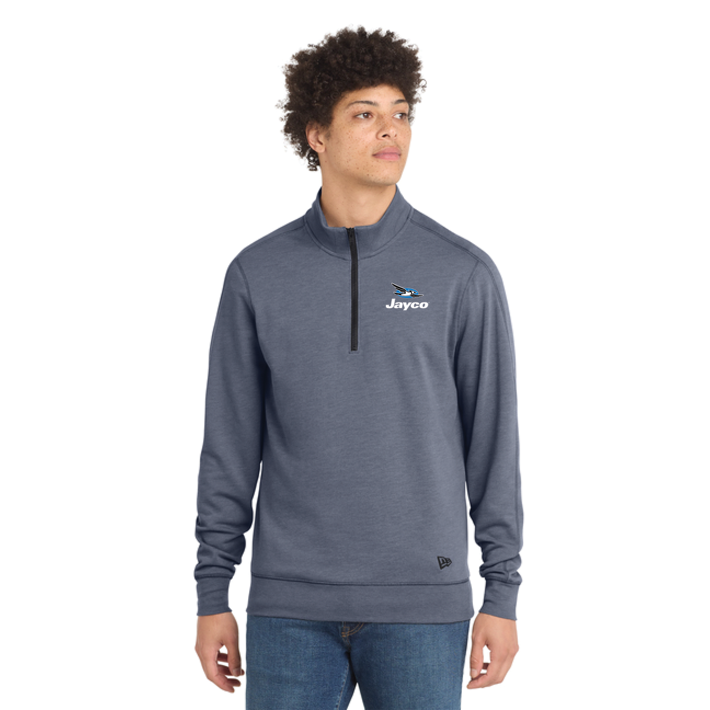 New Era® Tri-Blend Fleece 1/4-Zip Pullover