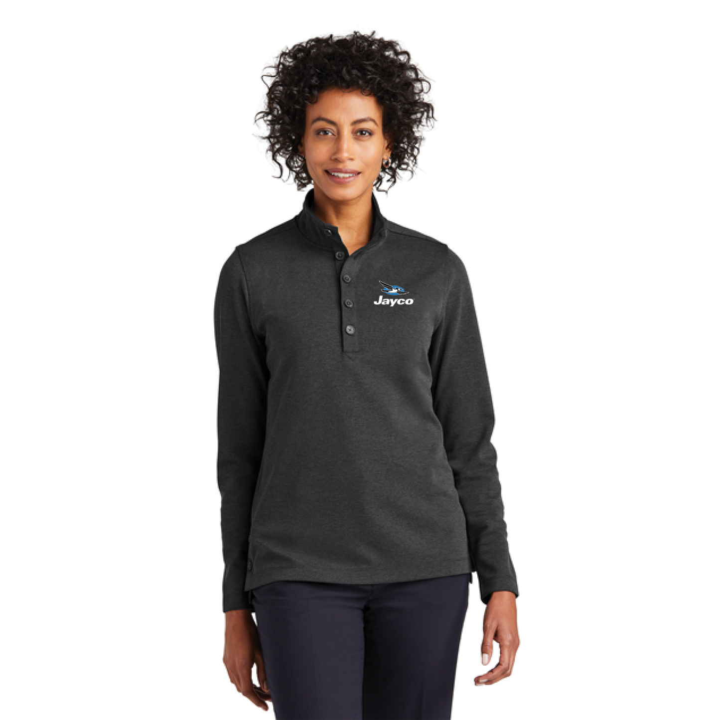 Brooks Brothers® Women’s Mid-Layer Stretch 1/2-Button