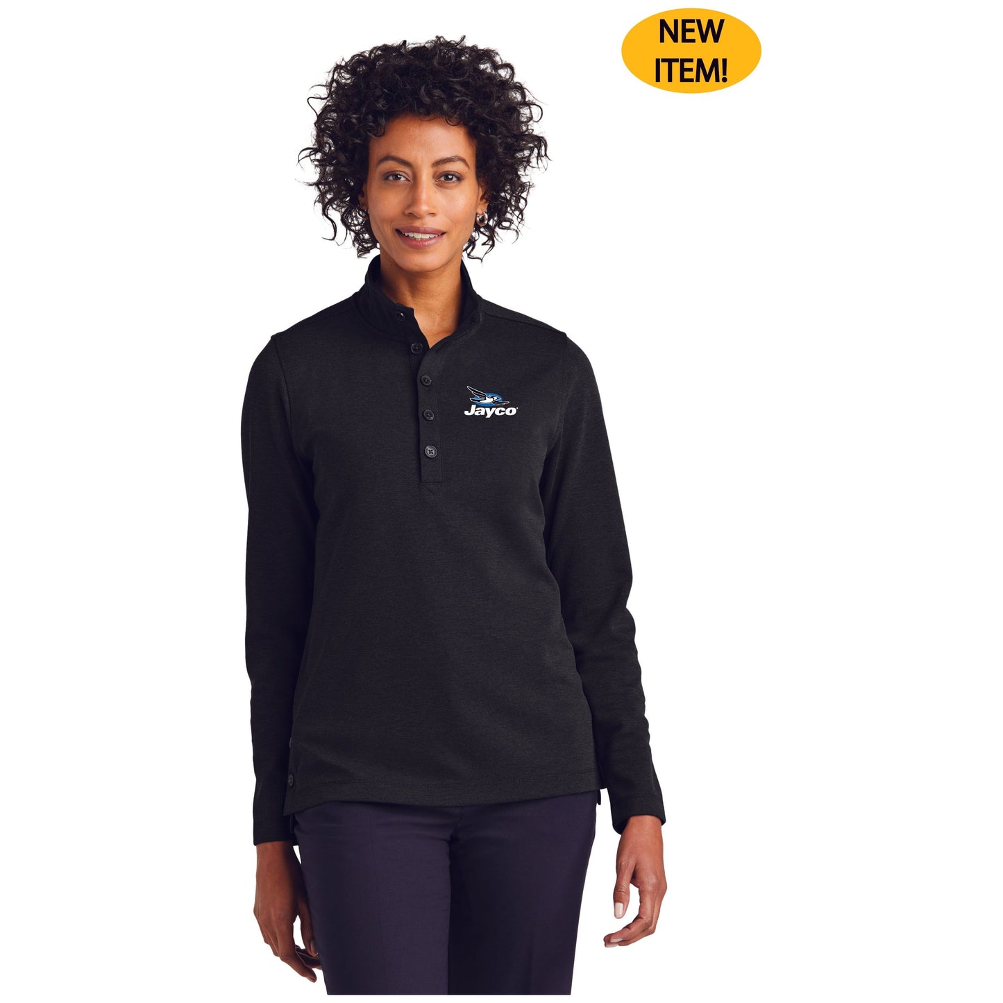 Brooks Brothers® Women’s Mid-Layer Stretch 1/2-Button - BB18203