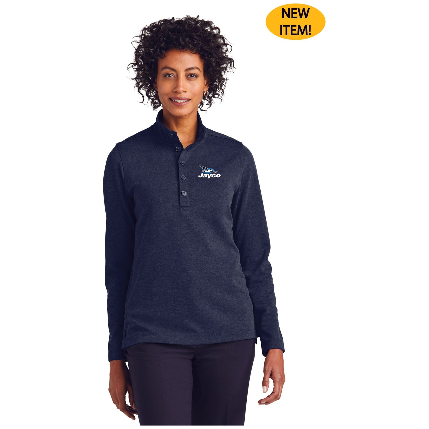 Brooks Brothers® Women’s Mid-Layer Stretch 1/2-Button - BB18203