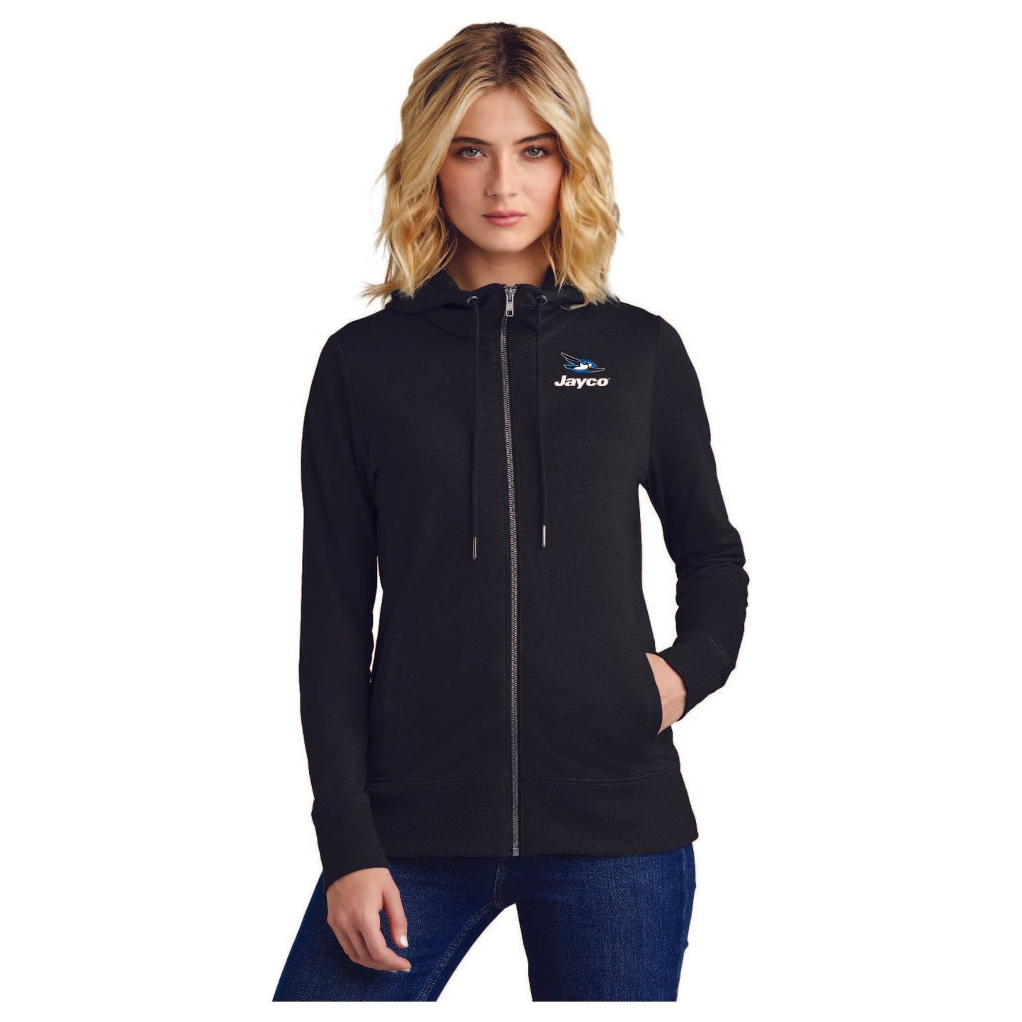 District® Women’s Featherweight French Terry™ Full-Zip Hoodie - DT673