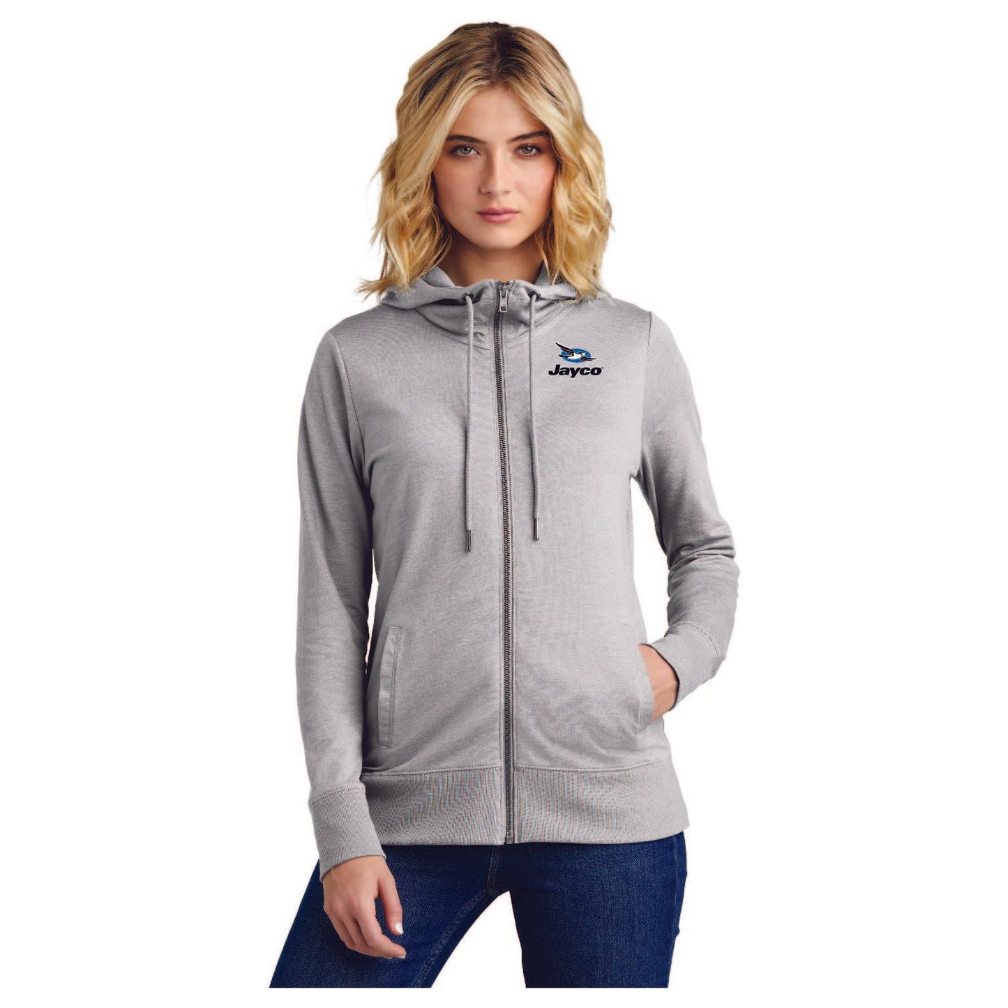 District® Women’s Featherweight French Terry™ Full-Zip Hoodie - DT673