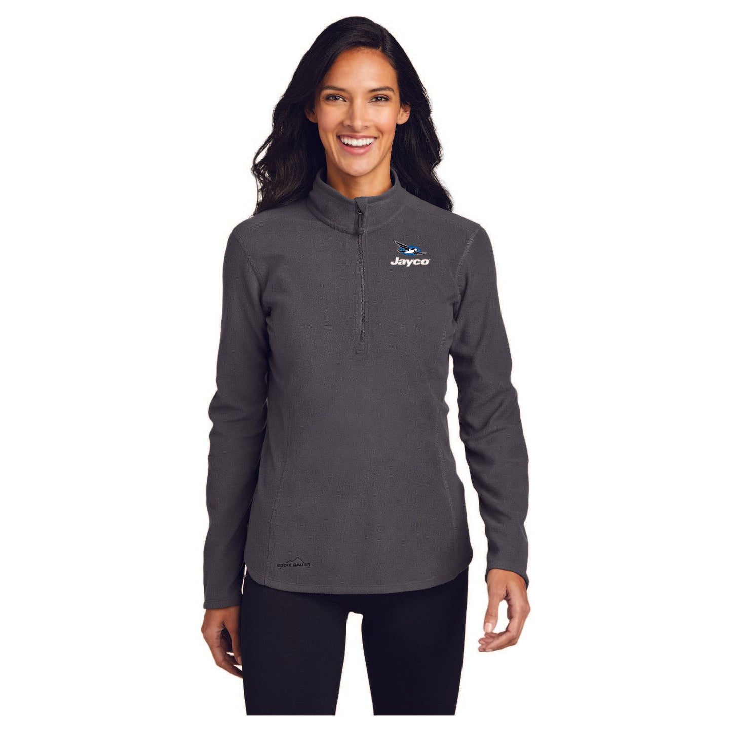 Eddie Bauer® Ladies 1/2-Zip Microfleece Jacket - EB227