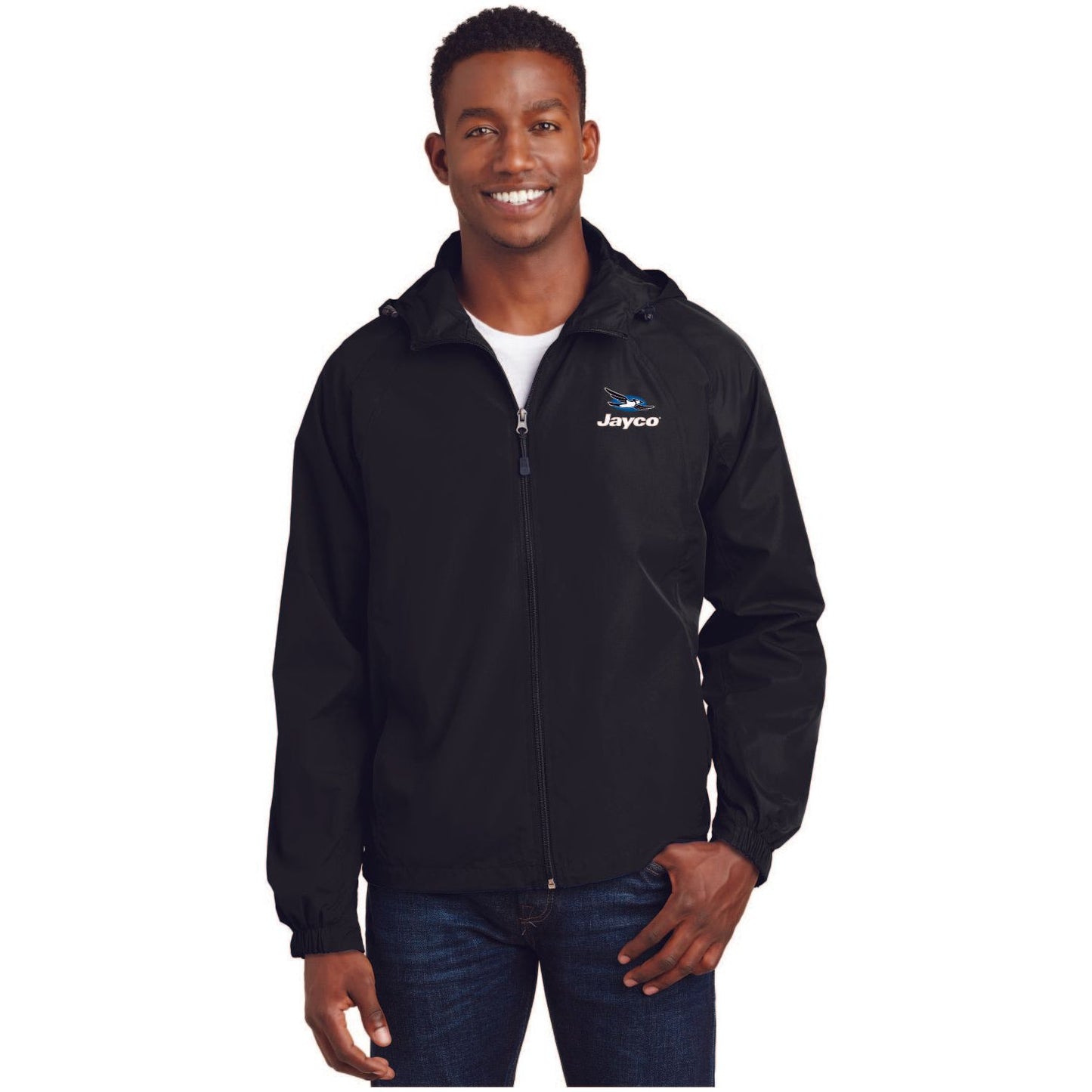 Sport Tek Hooded Raglan Jacket - JST73