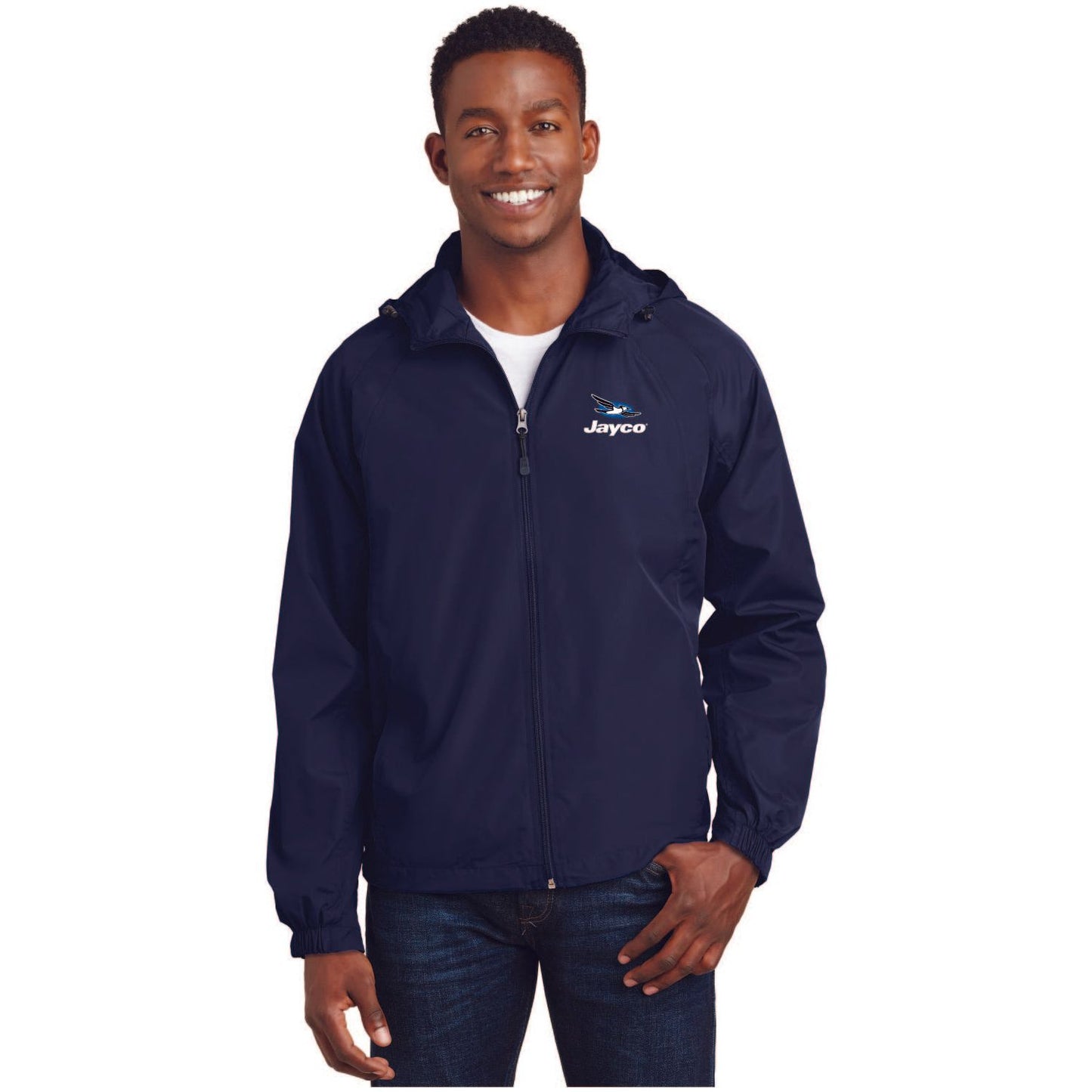 Sport Tek Hooded Raglan Jacket - JST73