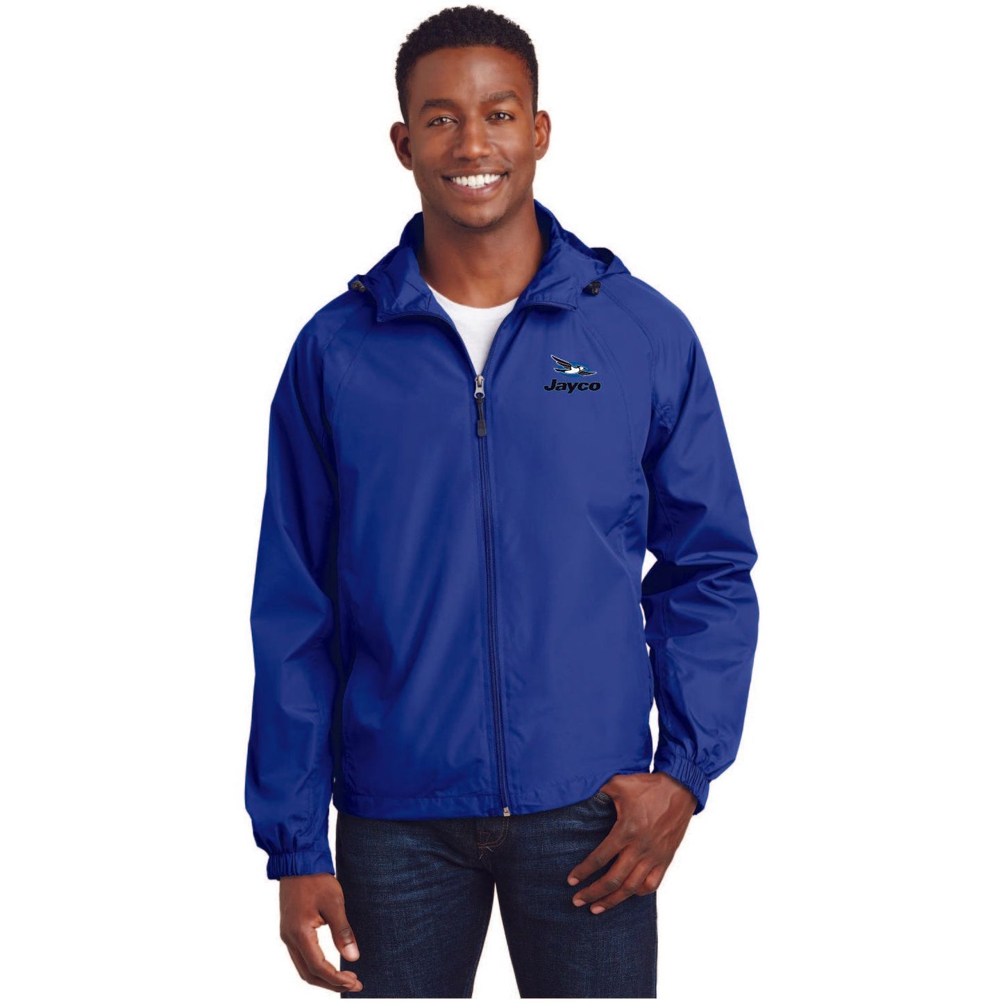 Sport Tek Hooded Raglan Jacket - JST73