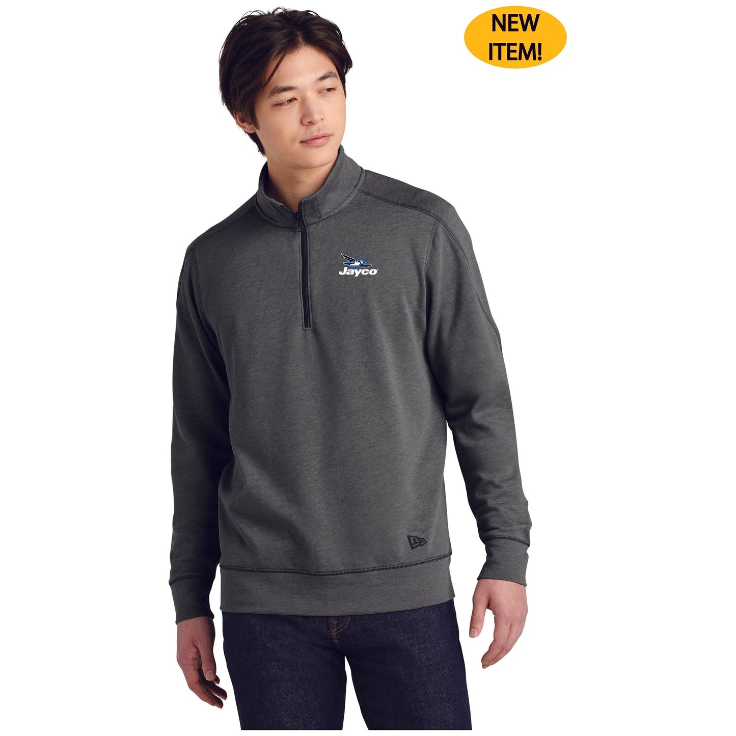 New Era® Tri-Blend Fleece 1/4-Zip Pullover - NEA512