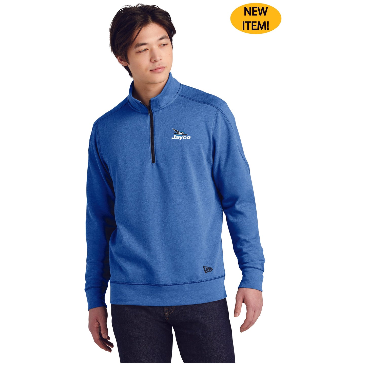 New Era® Tri-Blend Fleece 1/4-Zip Pullover - NEA512