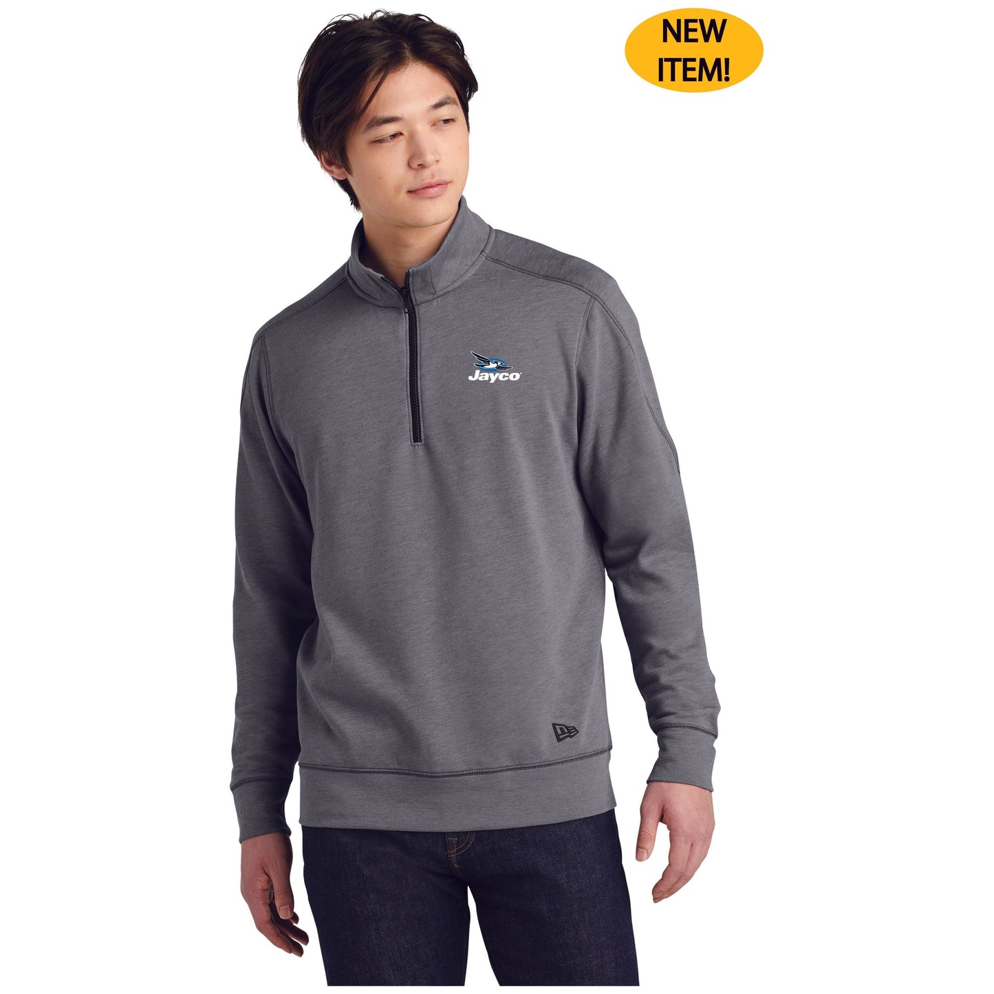 New Era® Tri-Blend Fleece 1/4-Zip Pullover - NEA512