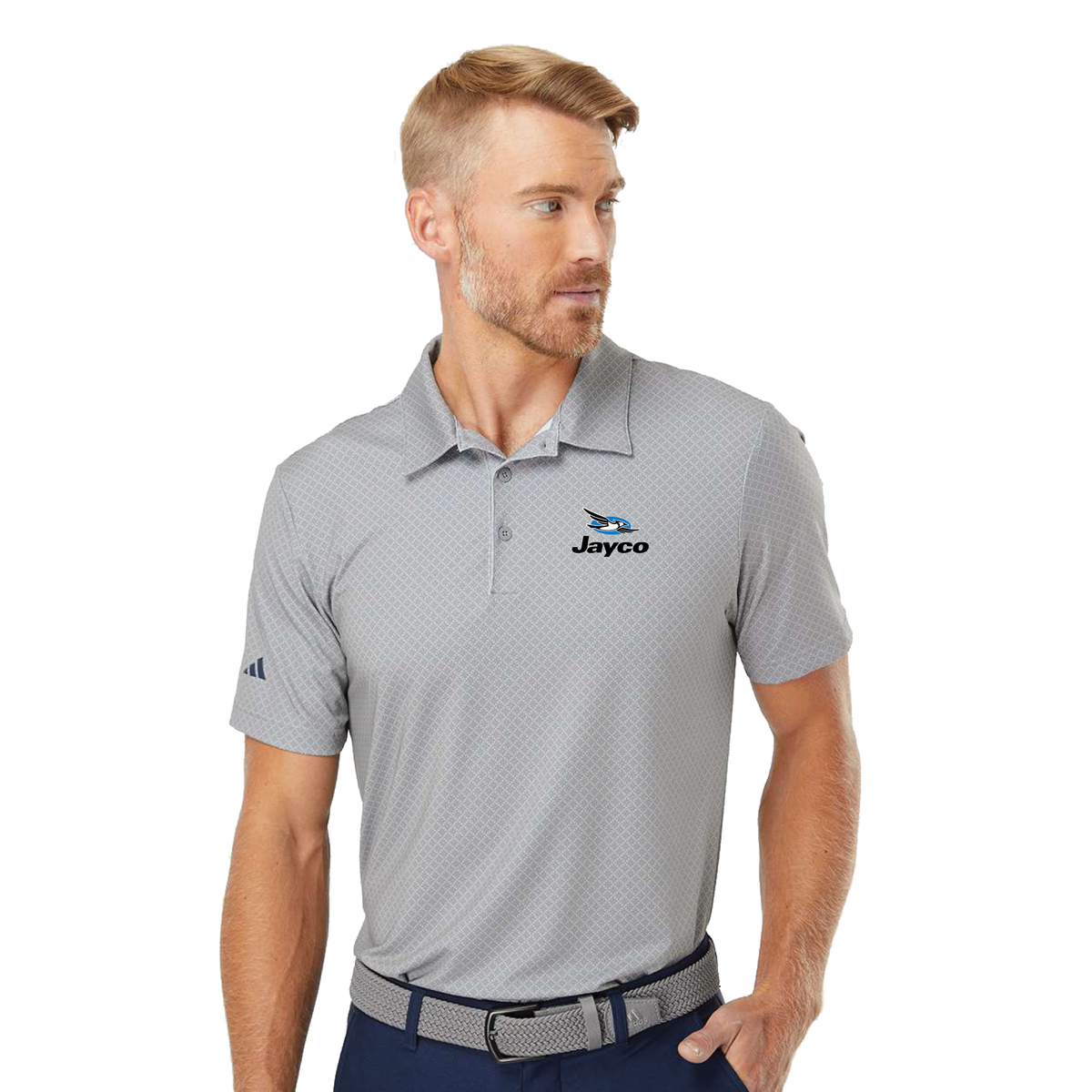 Adidas Men's Ultimate365 Diamond Dot Print Polo
