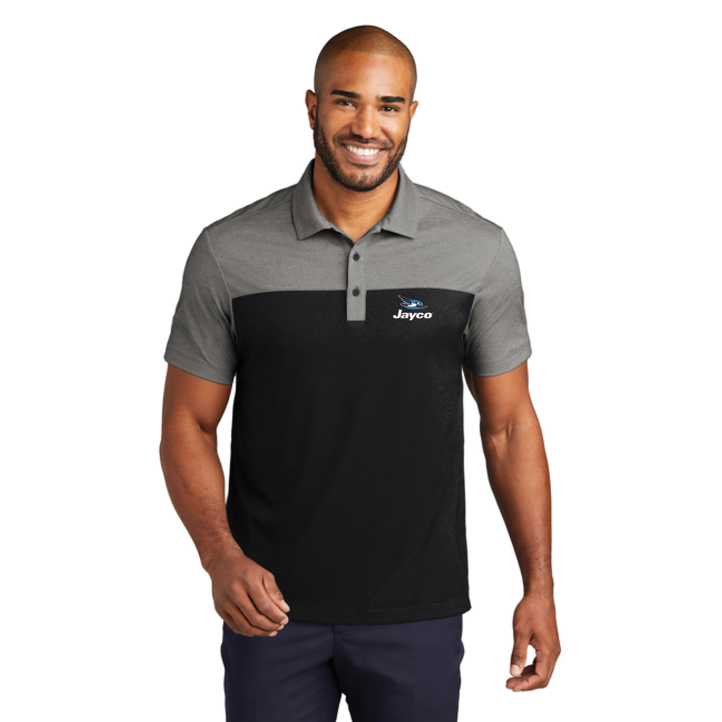 Port Authority® Fine Pique Blend Blocked Polo