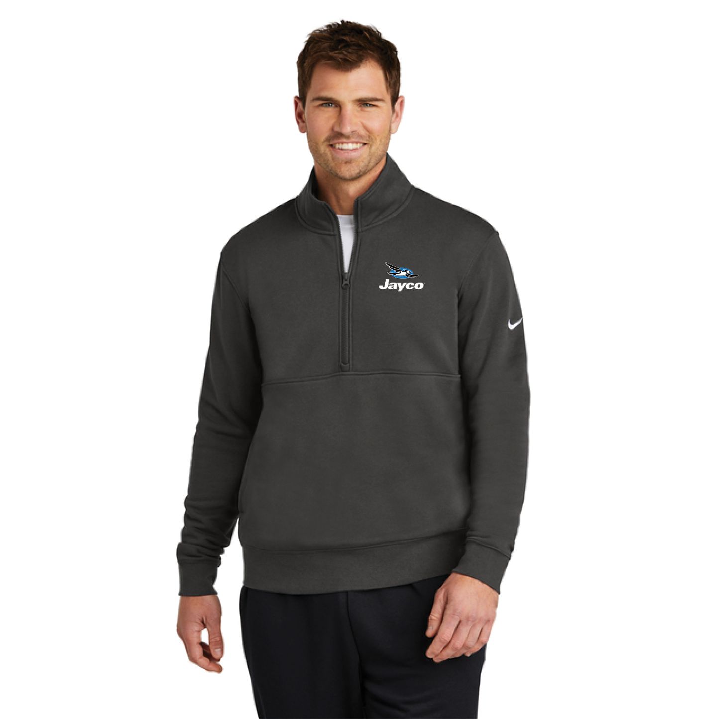 Nike Club Fleece Sleeve Swoosh 1/2-Zip - NKDX6718