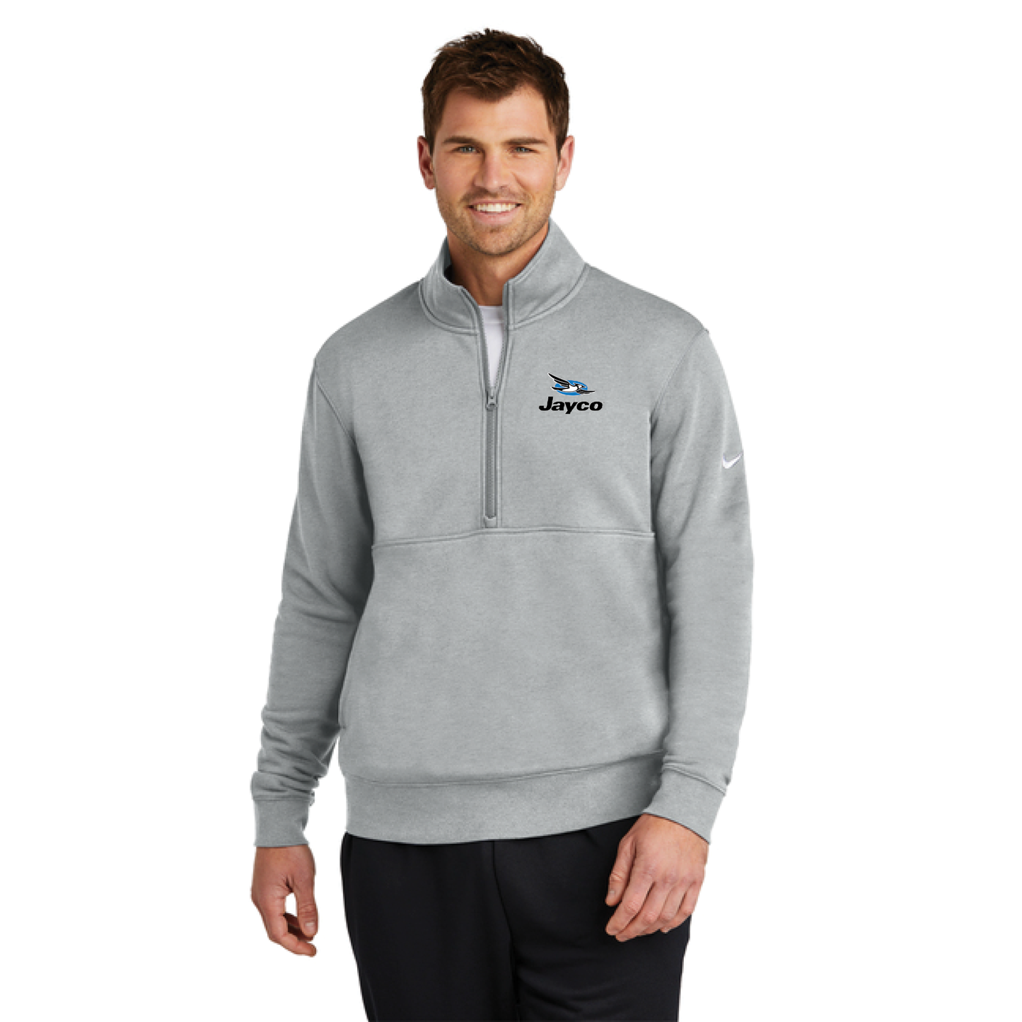 Nike Club Fleece Sleeve Swoosh 1/2-Zip - NKDX6718