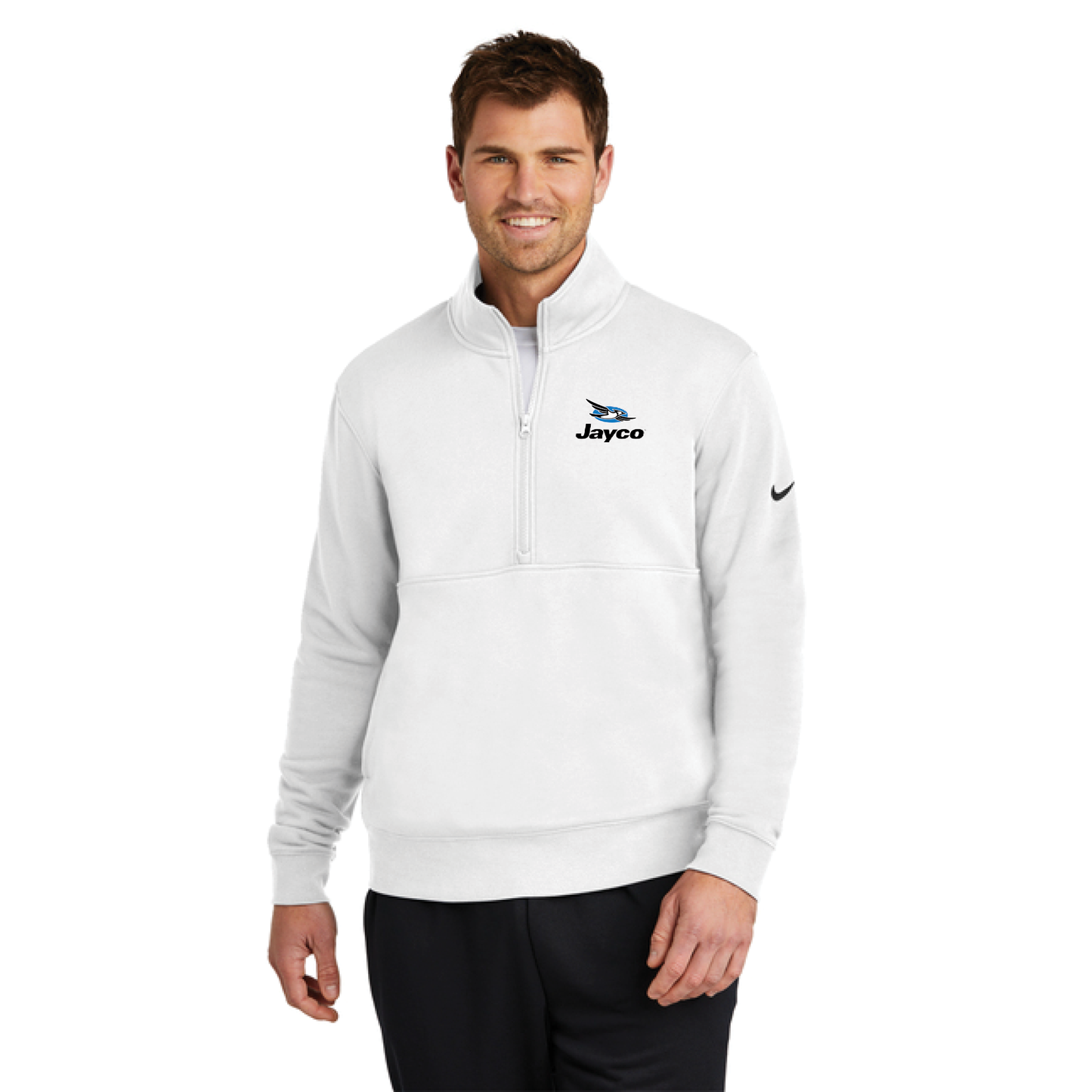 Nike Club Fleece Sleeve Swoosh 1/2-Zip - NKDX6718