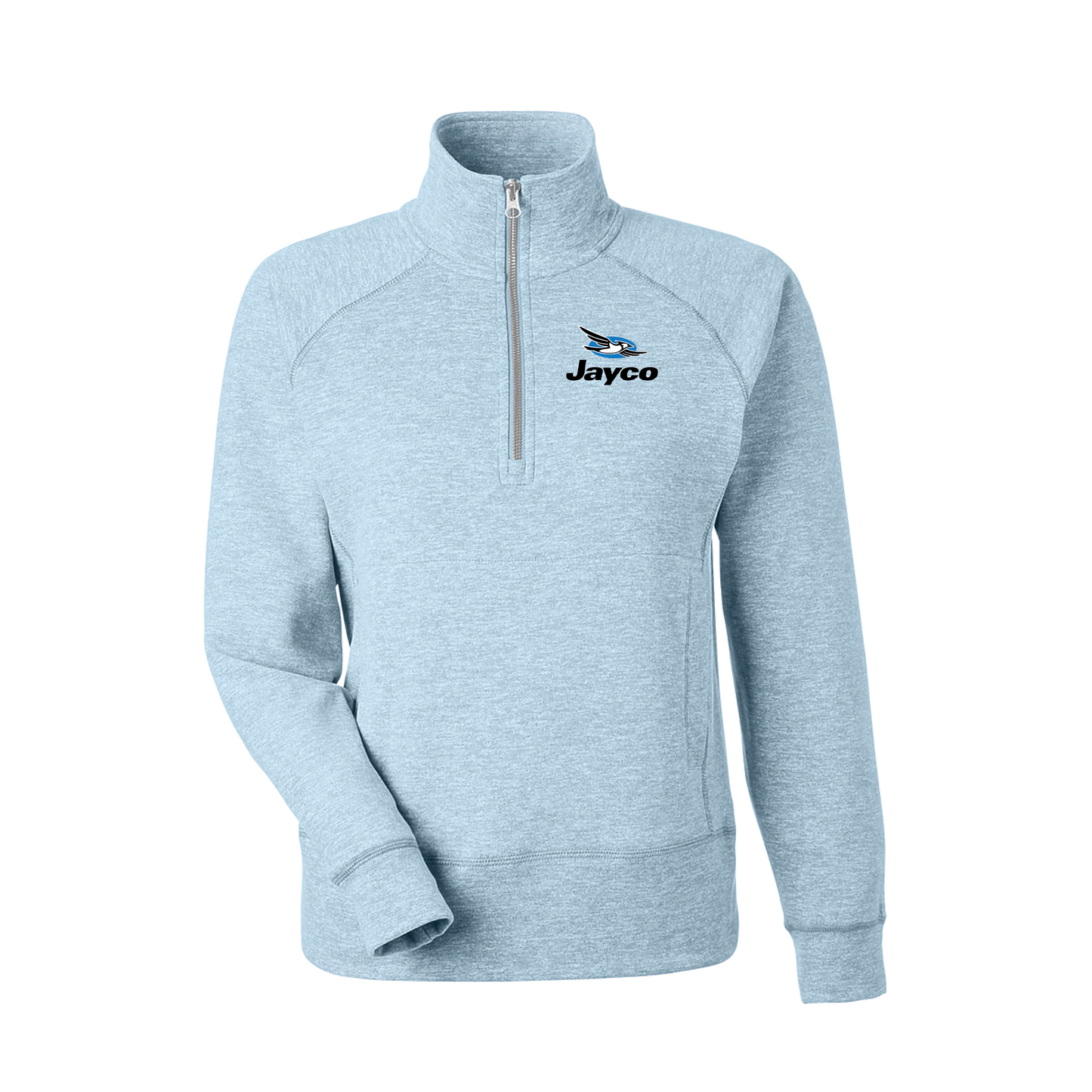 J.America Ladies Electric Fleece 1/4 Zip