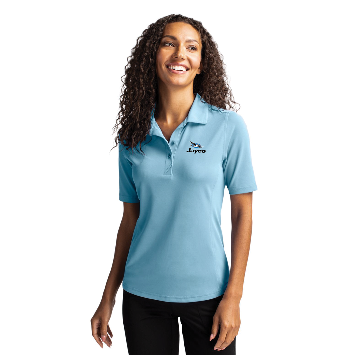 Cutter & Buck Virtue Recycled Featherlight Pique Womens Polo