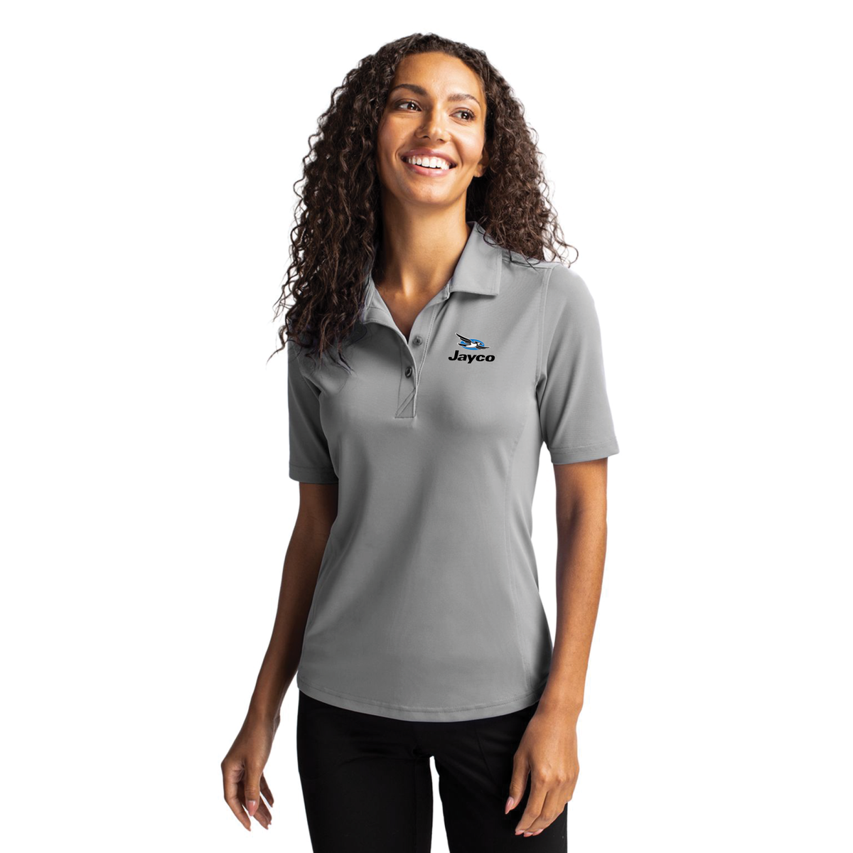 Cutter & Buck Virtue Recycled Featherlight Pique Womens Polo