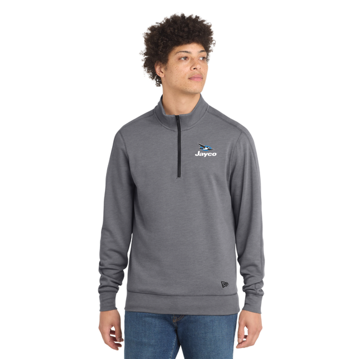 New Era® Tri-Blend Fleece 1/4-Zip Pullover