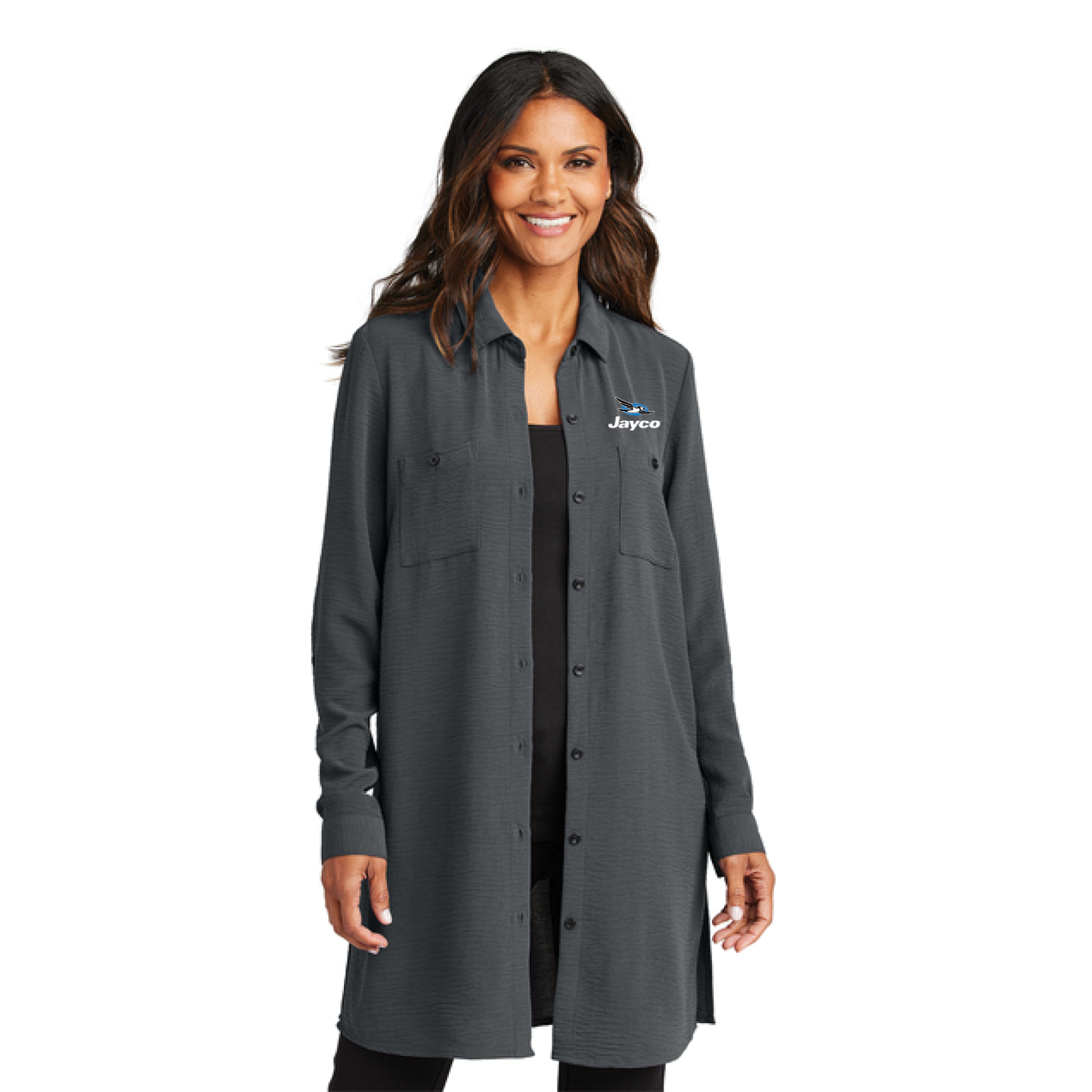 Port Authority® Women's Textured Crepe Long Tunic - LW715