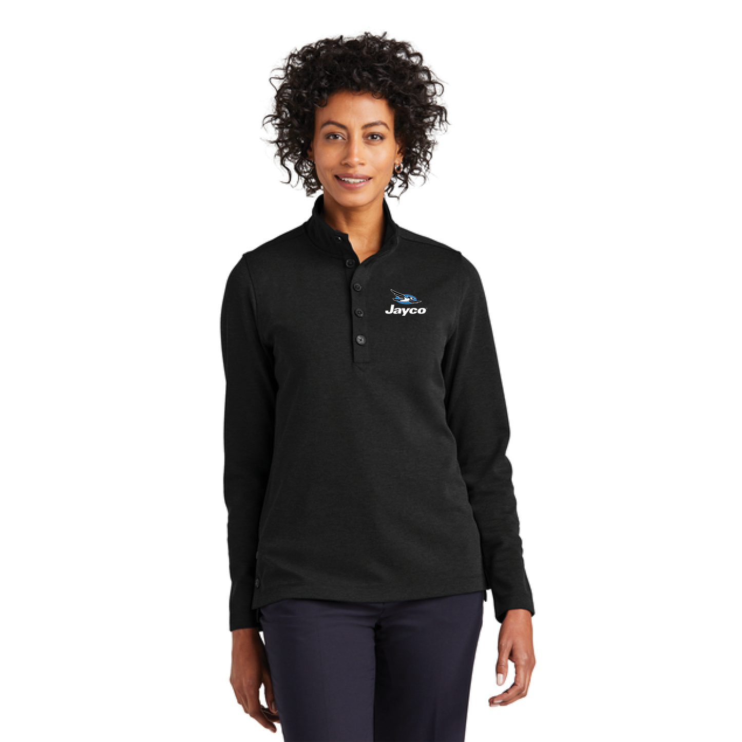 Brooks Brothers® Women’s Mid-Layer Stretch 1/2-Button