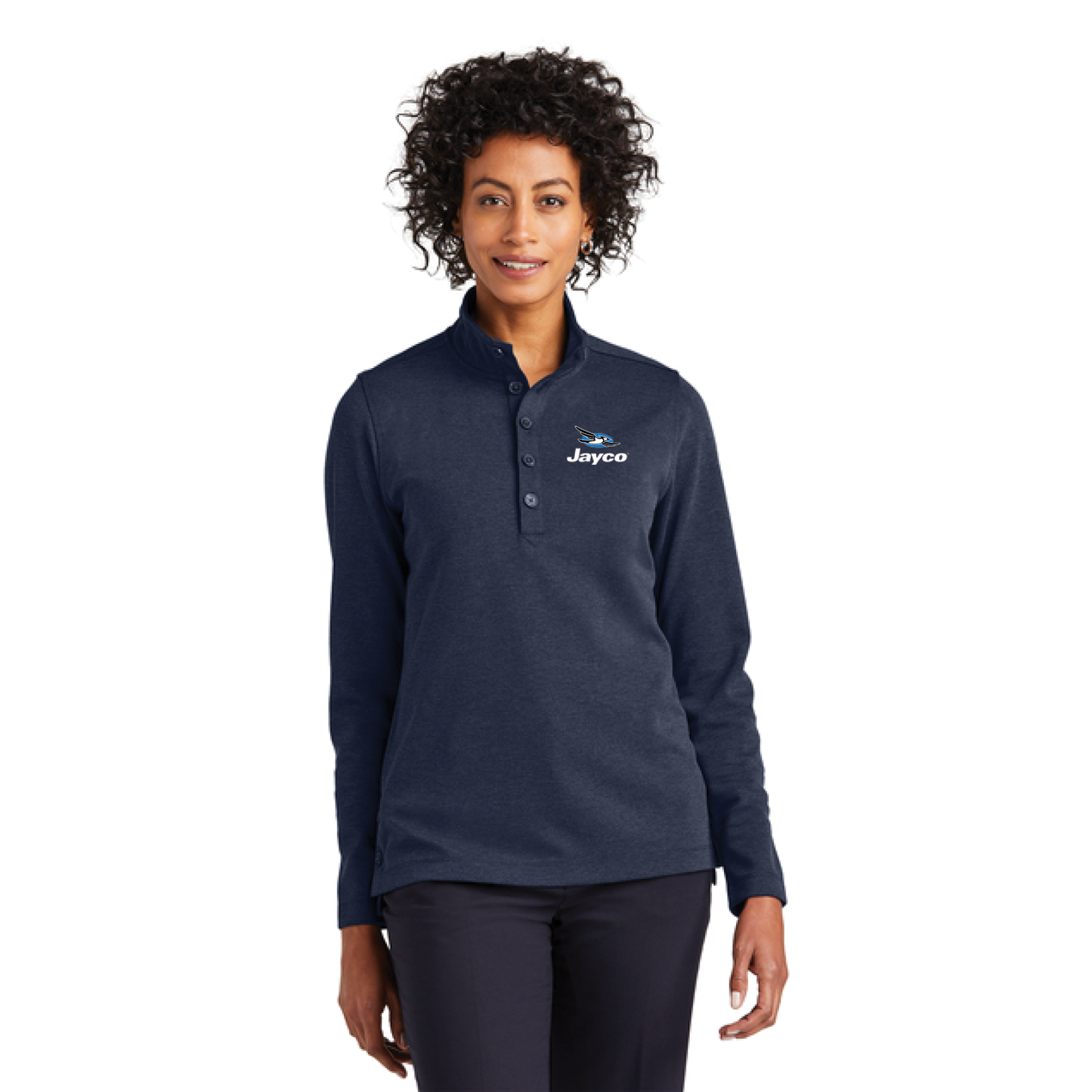 Brooks Brothers® Women’s Mid-Layer Stretch 1/2-Button