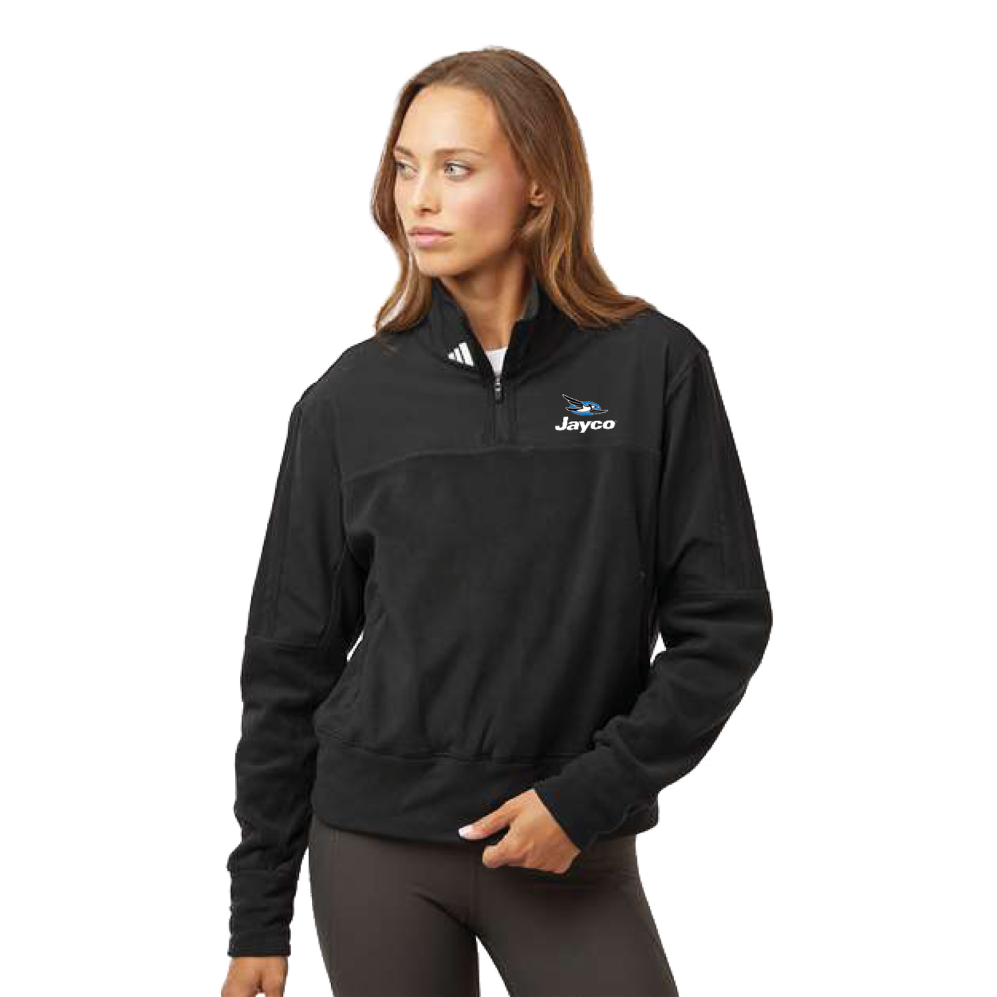 Adidas Women's Fleece Quarter-Zip Pullover - A601