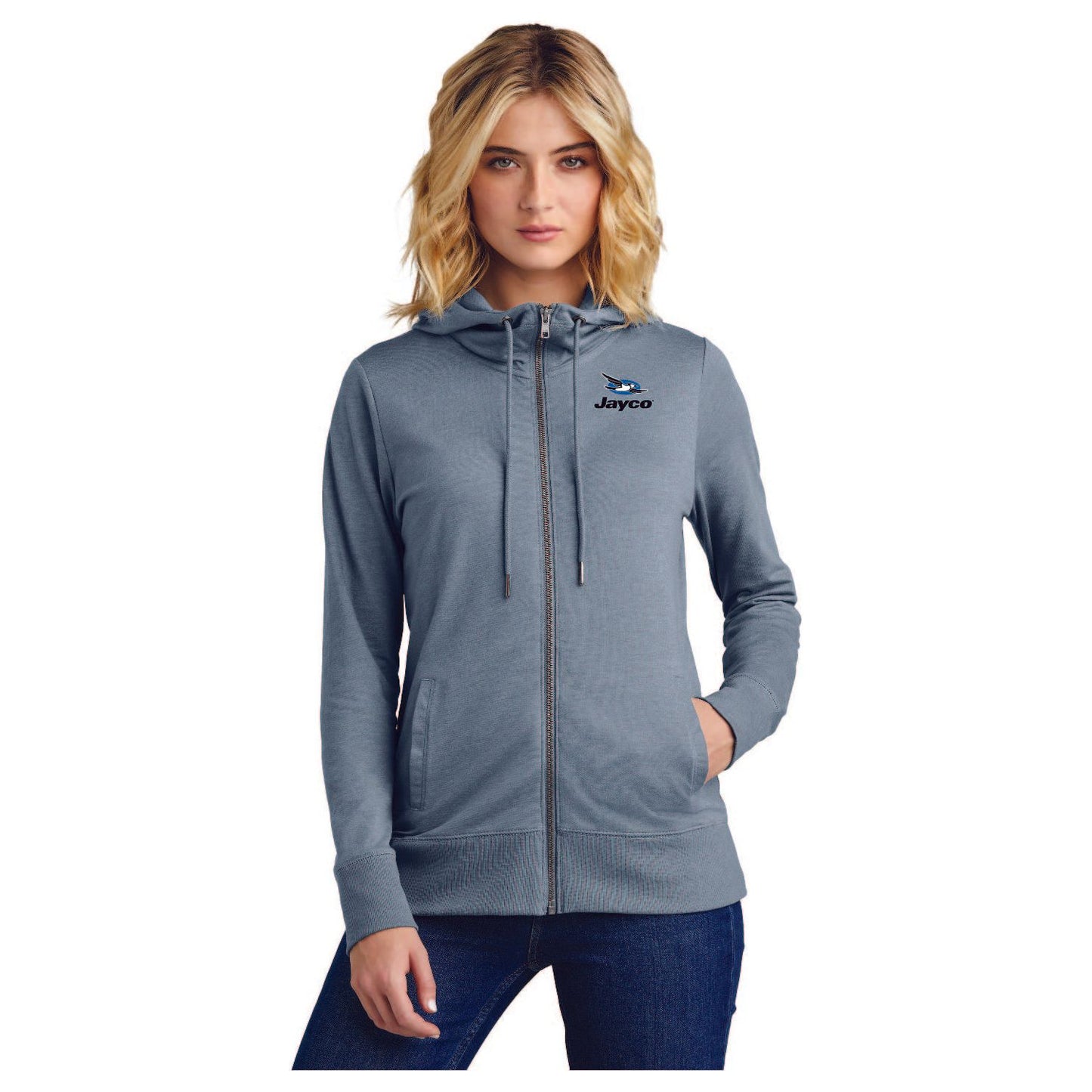 District® Women’s Featherweight French Terry™ Full-Zip Hoodie - DT673