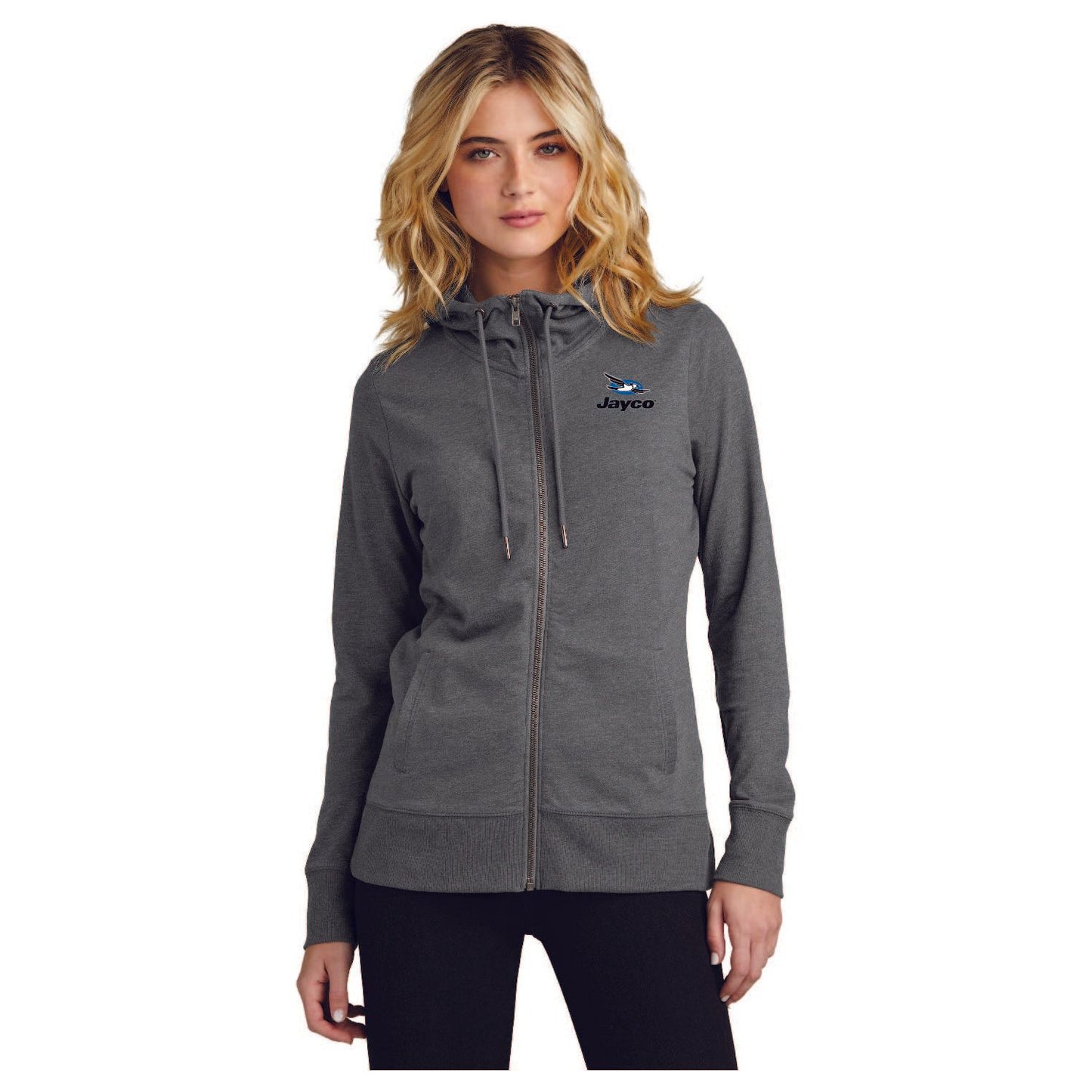 District® Women’s Featherweight French Terry™ Full-Zip Hoodie - DT673