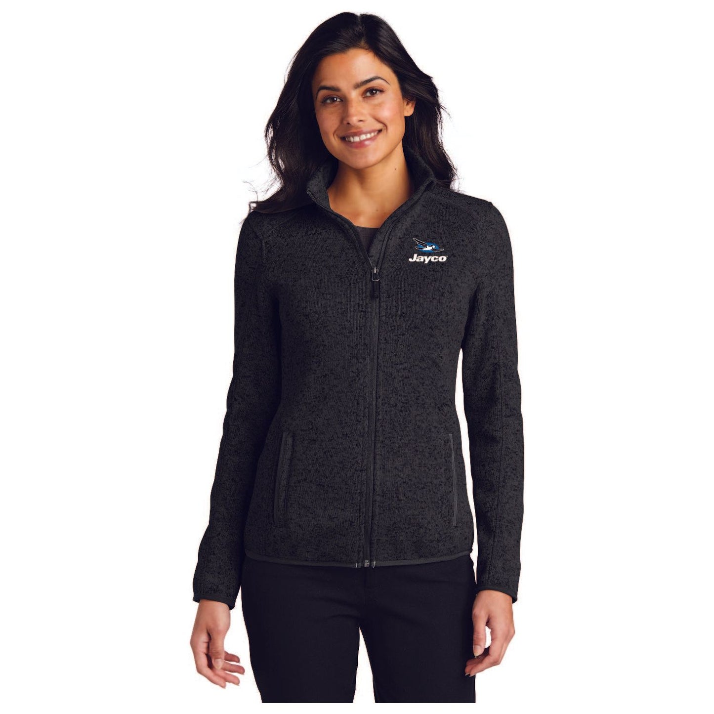 Port Authority® Ladies Sweater Fleece Jacket - L232