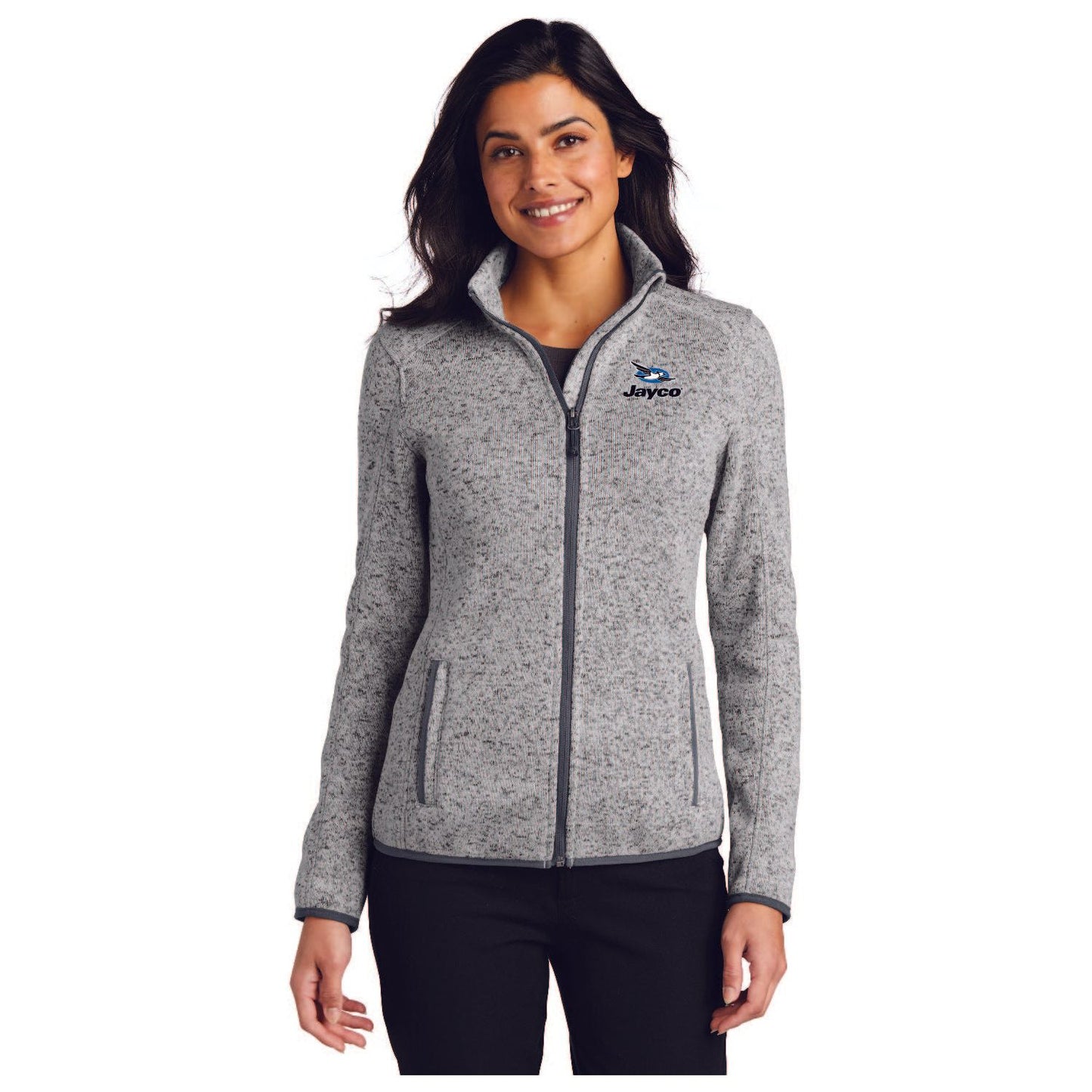 Port Authority® Ladies Sweater Fleece Jacket - L232