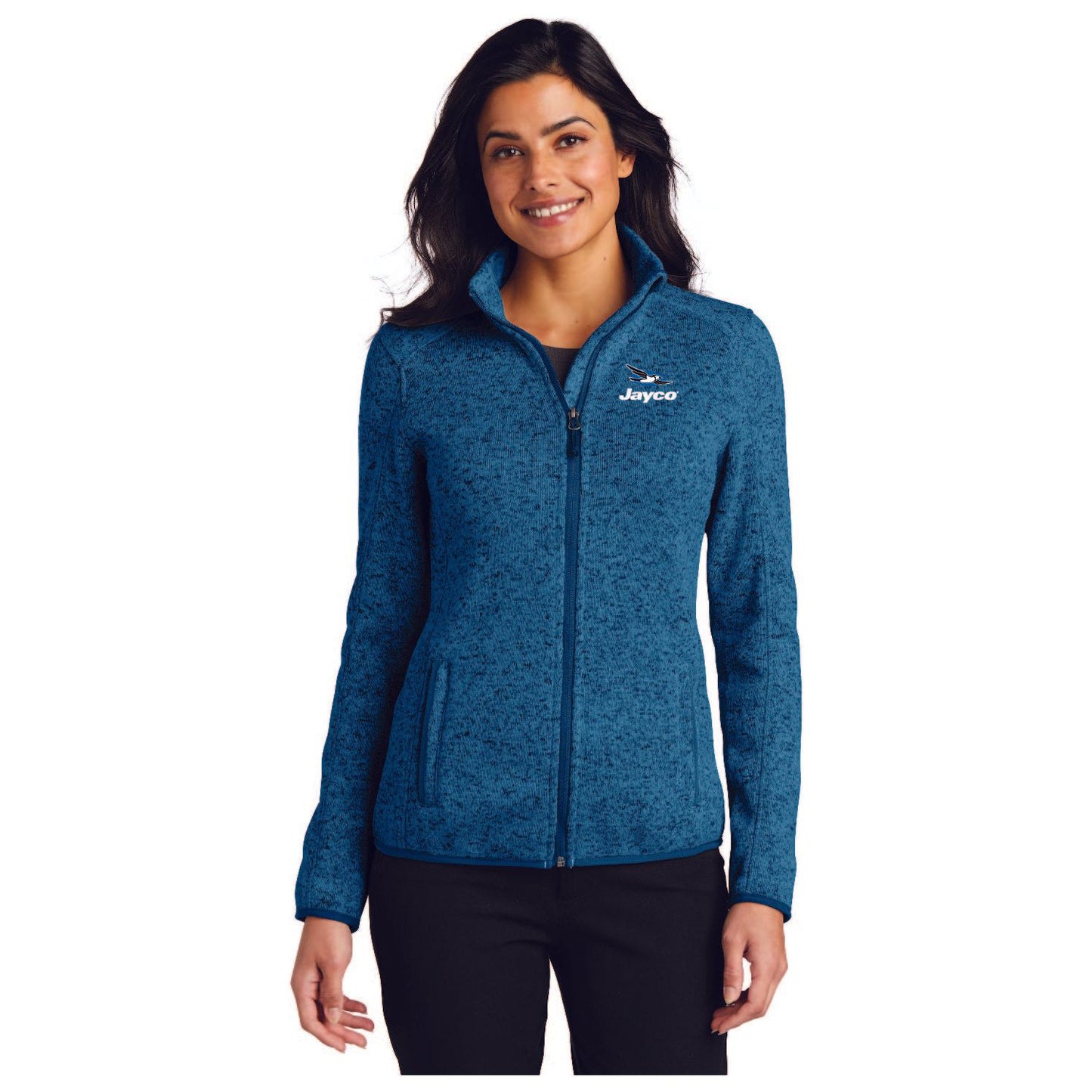 Port Authority® Ladies Sweater Fleece Jacket - L232