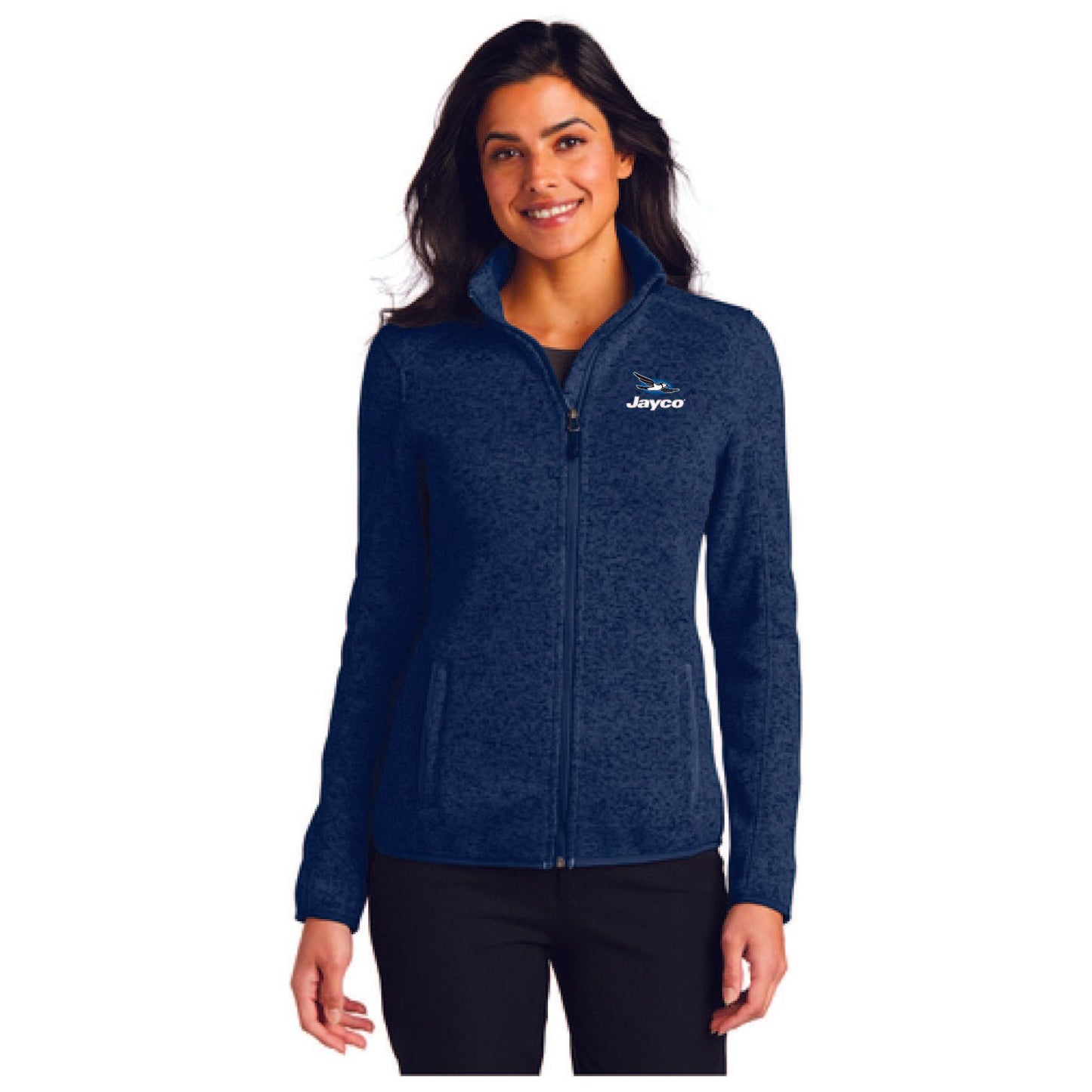 Port Authority® Ladies Sweater Fleece Jacket - L232